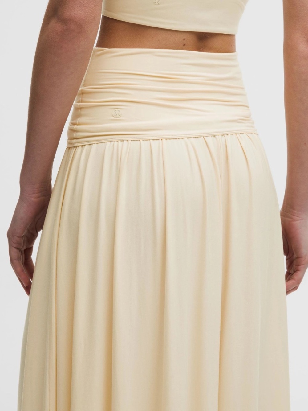 Lululemon 2-in-1 Maxi Dress / Skirt | Butter Cream Yellow | Small | NWT - Picture 2 of 5